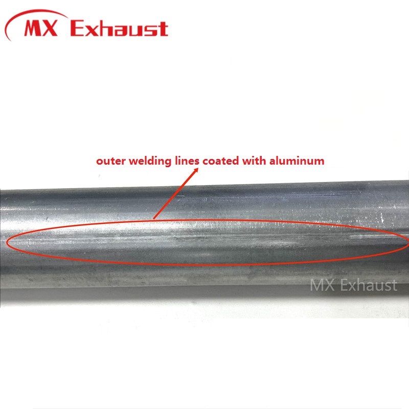 Tubo de acero aluminizado de alto rendimiento DX53D/SA1D AS120G utilizado para sistemas de escape